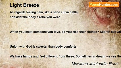 Mewlana Jalaluddin Rumi - Light Breeze