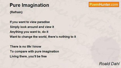 Roald Dahl - Pure Imagination