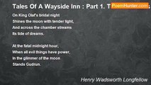Henry Wadsworth Longfellow - Tales Of A Wayside Inn : Part 1. The Musician's Tale; The Saga of King Olaf VIII. -- Gudrun