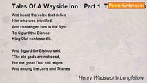 Henry Wadsworth Longfellow - Tales Of A Wayside Inn : Part 1. The Musician's Tale; The Saga of King Olaf X. -- Raud The Strong