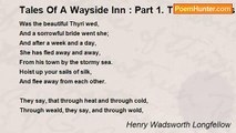 Henry Wadsworth Longfellow - Tales Of A Wayside Inn : Part 1. The Musician's Tale; The Saga of King Olaf XV. -- A Little Bird In The Air