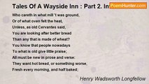 Henry Wadsworth Longfellow - Tales Of A Wayside Inn : Part 2. Interlude IV.