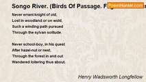 Henry Wadsworth Longfellow - Songo River. (Birds Of Passage. Flight The Fourth)