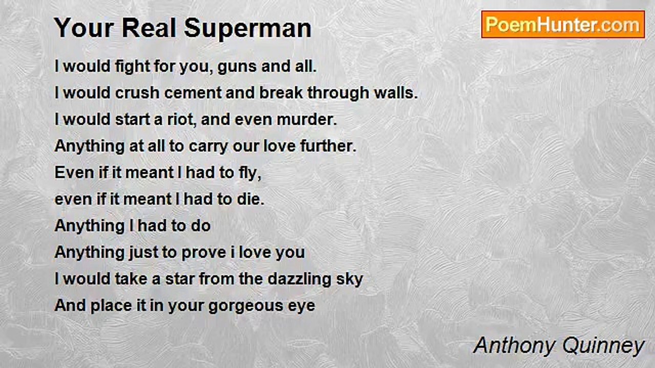 Anthony Quinney - Your Real Superman