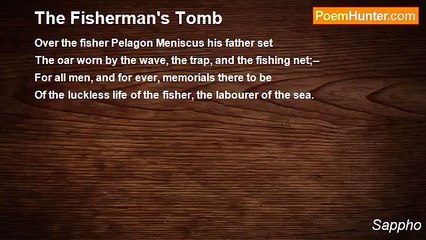 Sappho - The Fisherman's Tomb