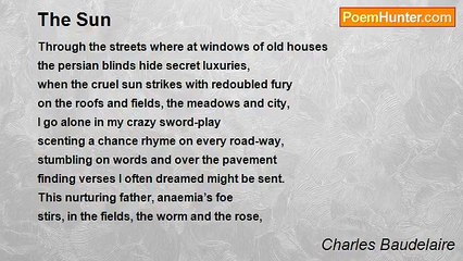 Charles Baudelaire - The Sun