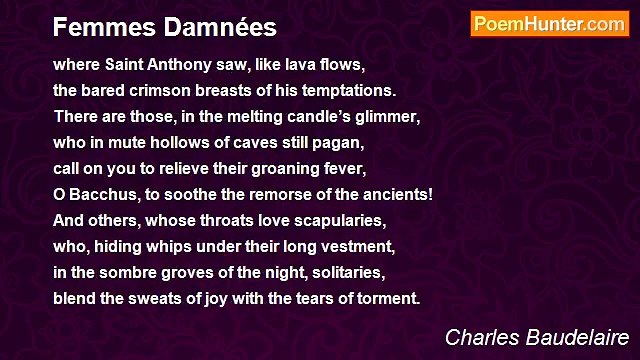 Charles Baudelaire - Femmes Damnées