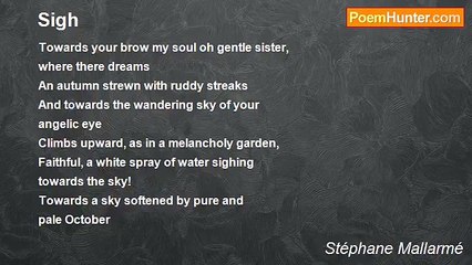 Stéphane Mallarmé - Sigh