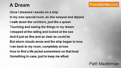 Patti Masterman - A Dream
