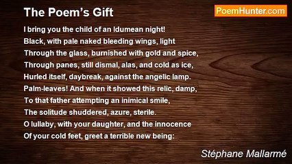 Stéphane Mallarmé - The Poem’s Gift