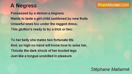 Stéphane Mallarmé - A Negress