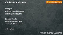 William Carlos Williams - Children's Games