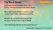 Alexander Sergeyevich Pushkin - The Black Shawl