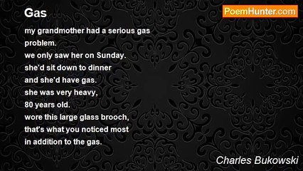 Charles Bukowski - Gas