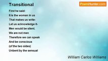 William Carlos Williams - Transitional