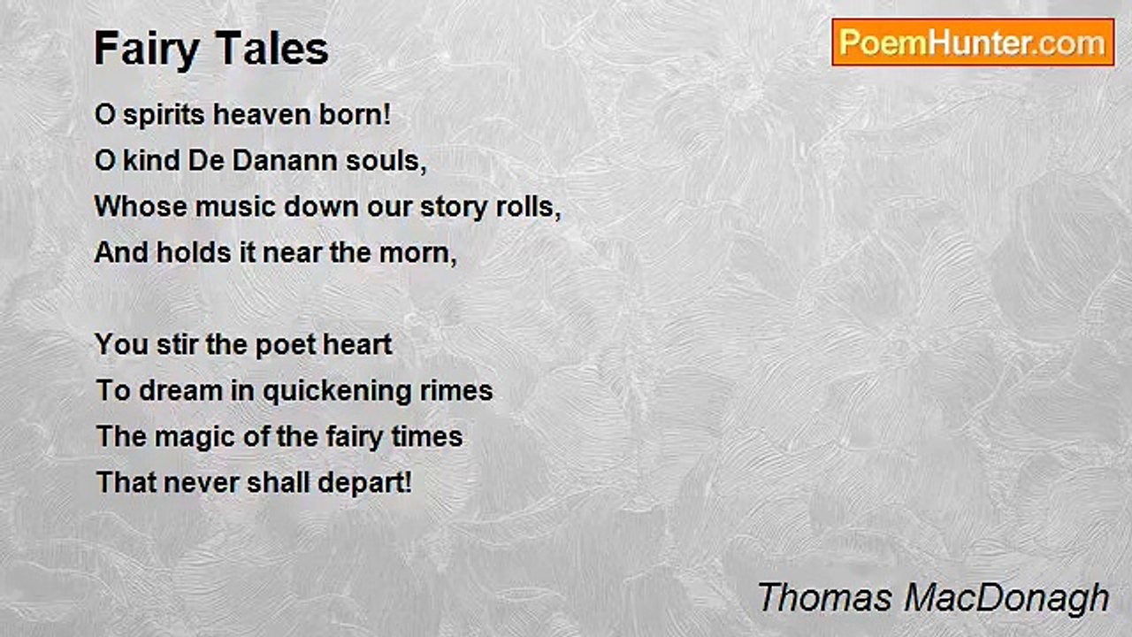 Thomas MacDonagh - Fairy Tales