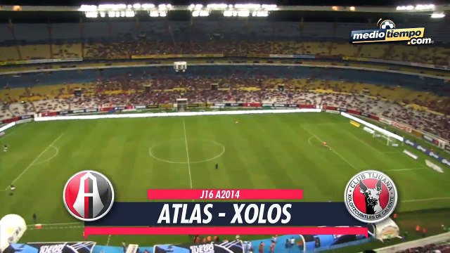 Los goles del: Atlas vs Xolos (1 - 1)