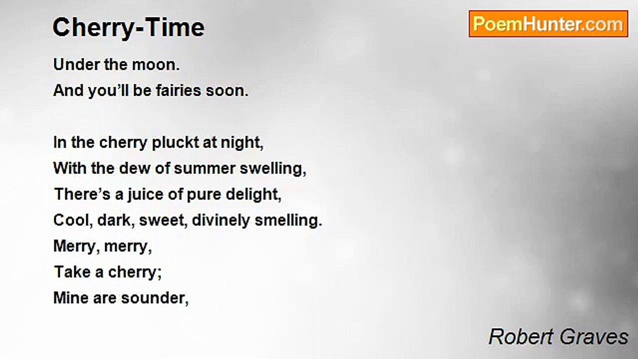 Robert Graves - Cherry-Time