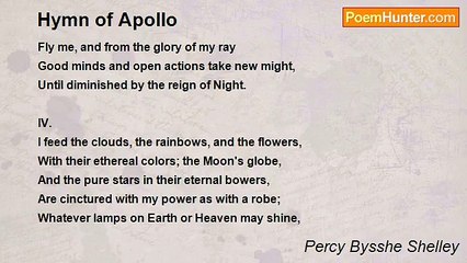 Percy Bysshe Shelley - Hymn of Apollo