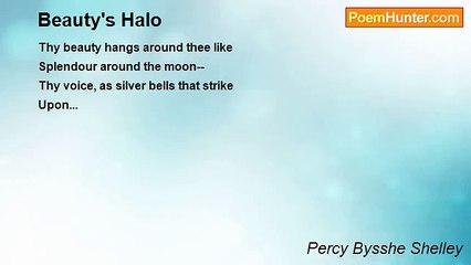Percy Bysshe Shelley - Beauty's Halo