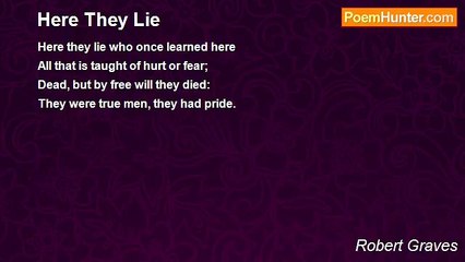Robert Graves - Here They Lie
