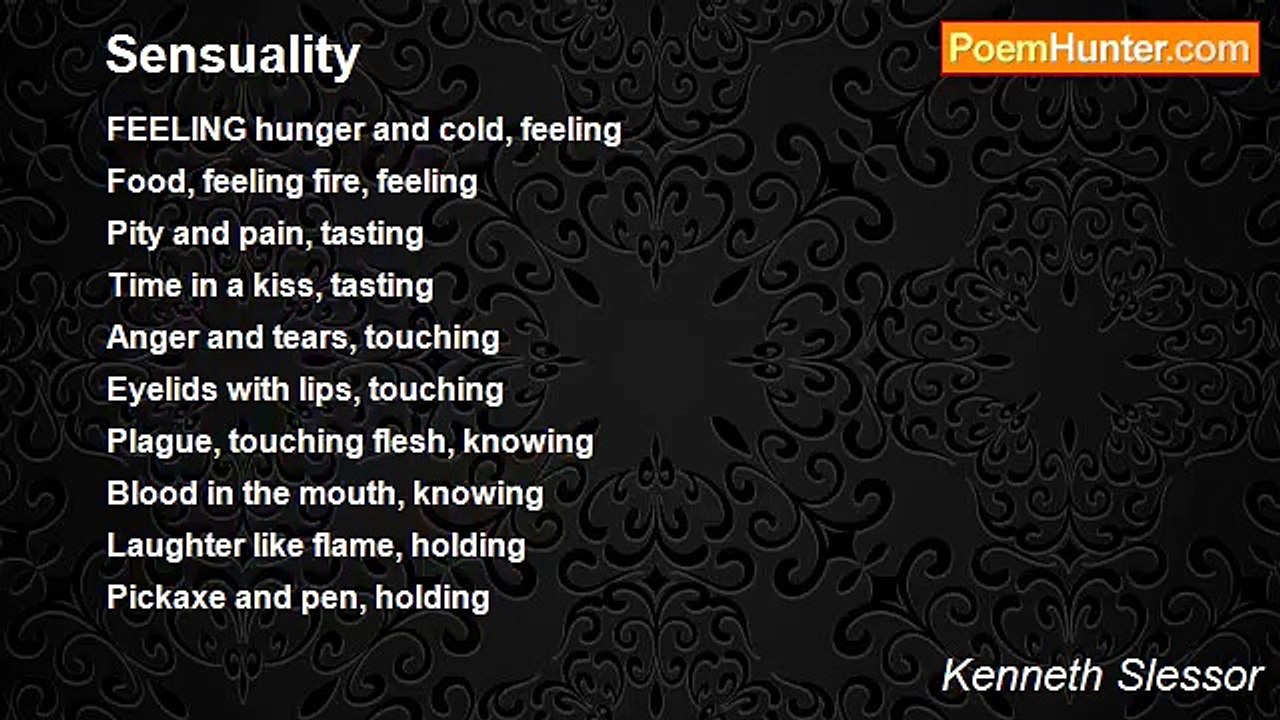 Kenneth Slessor - Sensuality