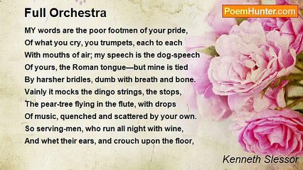 Kenneth Slessor - Full Orchestra