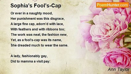 Ann Taylor - Sophia’s Fool’s-Cap