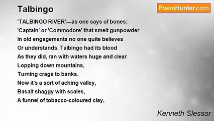 Kenneth Slessor - Talbingo