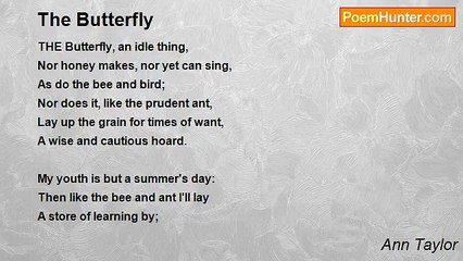 Ann Taylor - The Butterfly