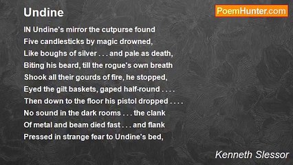 Kenneth Slessor - Undine