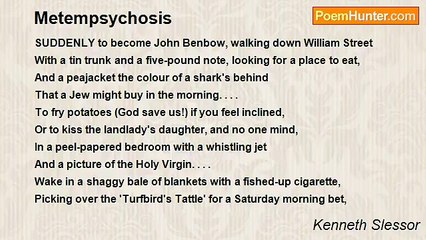 Kenneth Slessor - Metempsychosis