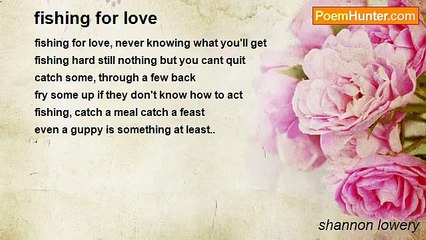 shannon lowery - fishing for love