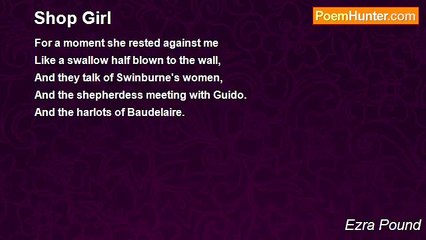 Ezra Pound - Shop Girl