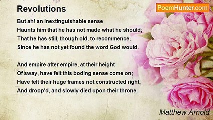Matthew Arnold - Revolutions