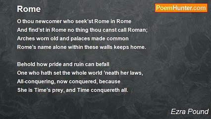 Ezra Pound - Rome