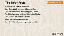 Ezra Pound - The Three Poets