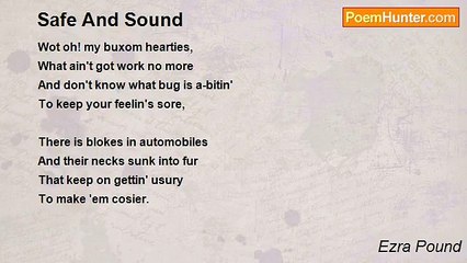 Ezra Pound - Safe And Sound