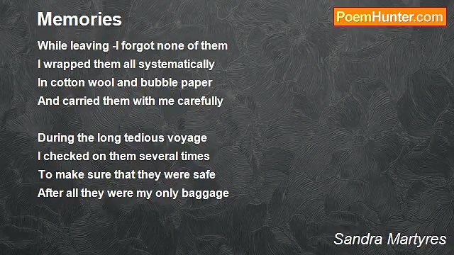 Sandra Martyres - Memories