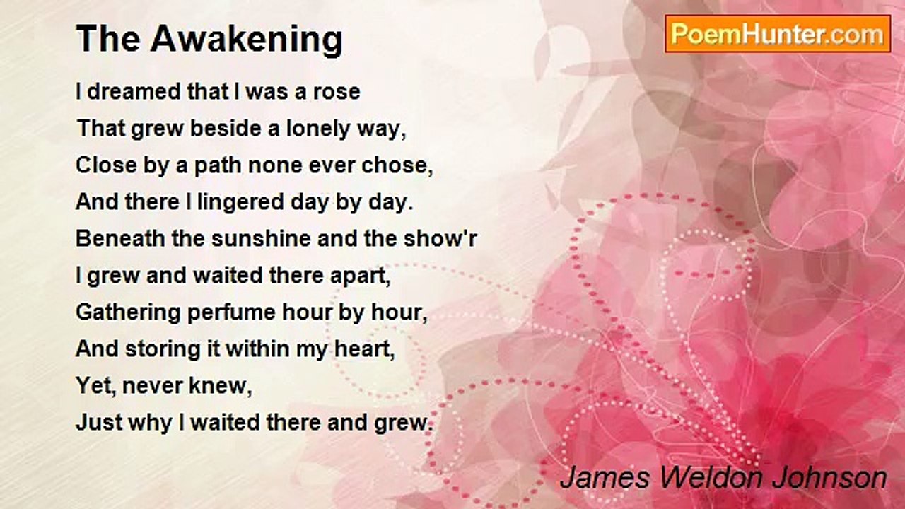 James Weldon Johnson - The Awakening