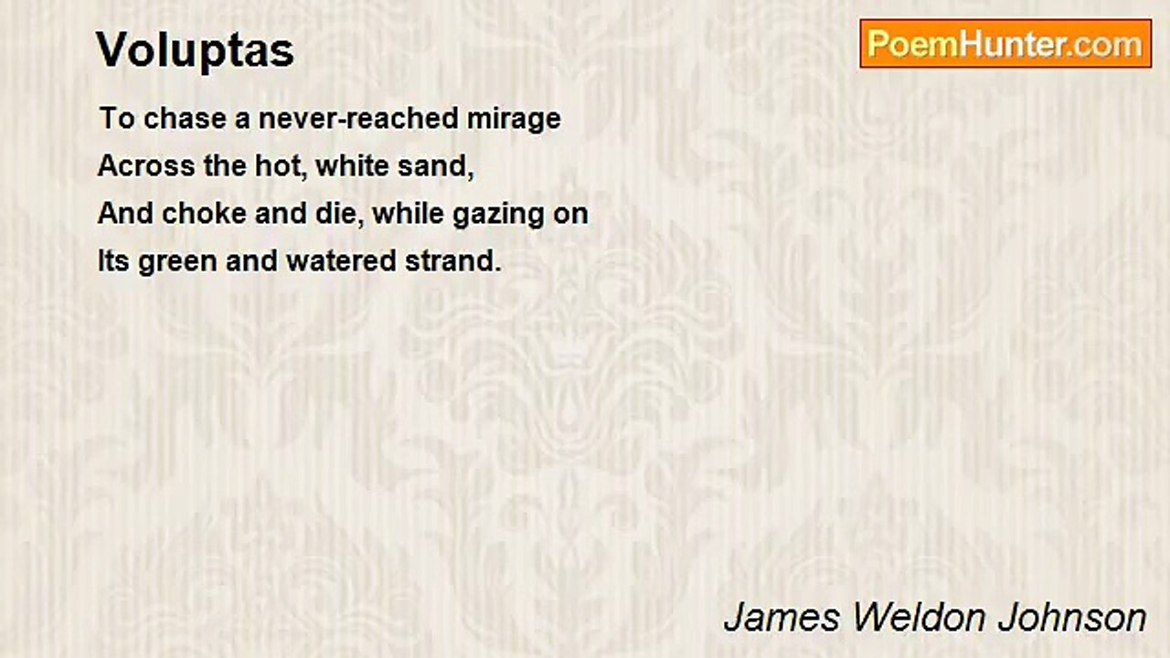 James Weldon Johnson - Voluptas