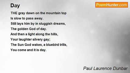 Paul Laurence Dunbar - Day