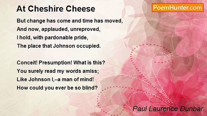 Paul Laurence Dunbar - At Cheshire Cheese