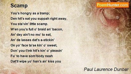 Paul Laurence Dunbar - Scamp