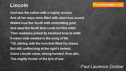 Paul Laurence Dunbar - Lincoln
