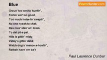Paul Laurence Dunbar - Blue