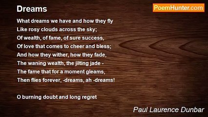 Paul Laurence Dunbar - Dreams