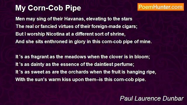 Paul Laurence Dunbar - My Corn-Cob Pipe