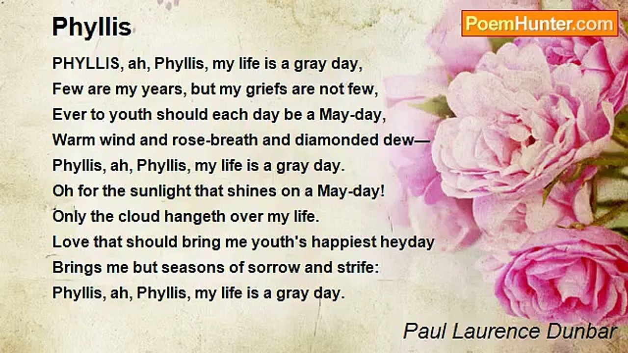 Paul Laurence Dunbar - Phyllis