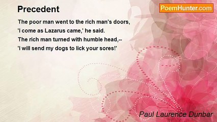 Paul Laurence Dunbar - Precedent